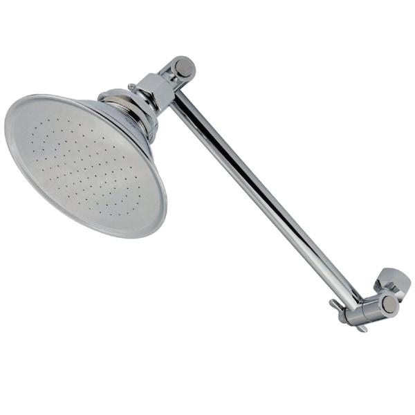 Shower Head, Polished Chrome, Wall Mount